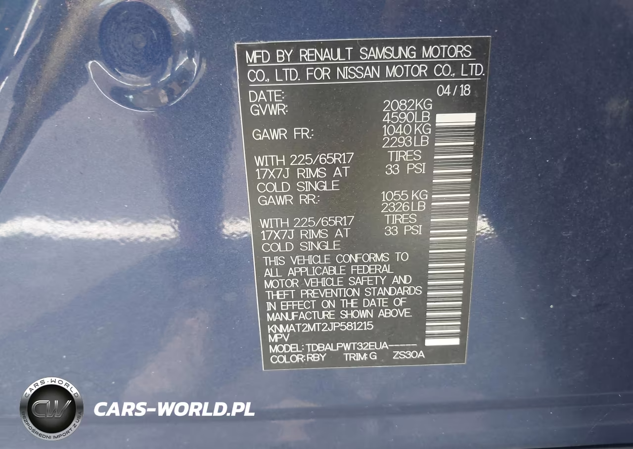 2018 Nissan Rogue S VIN:KNMAT2MT2JP581215 - 9