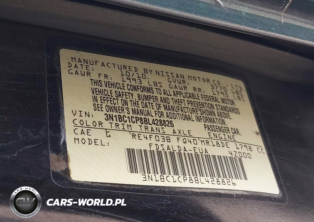 2011 Nissan Versa 1.8S VIN:3N1BC1CP8BL428826 - 9