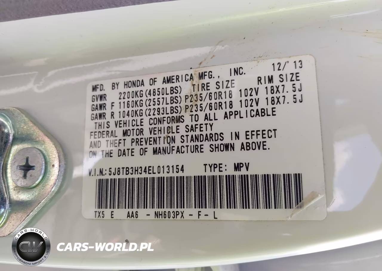 2014 Acura Rdx VIN:5J8TB3H34EL013154 - 9