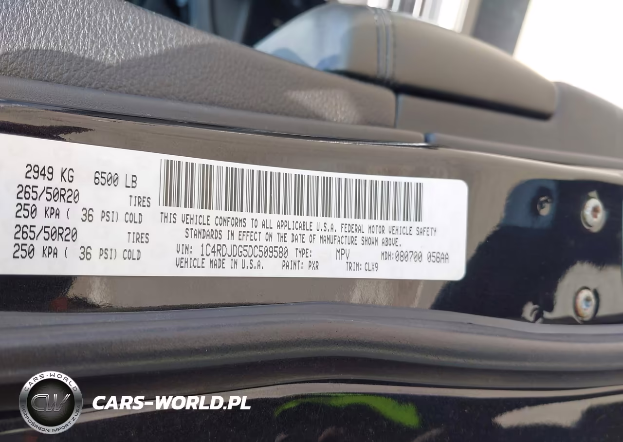 2013 Dodge Durango Crew VIN:1C4RDJDG5DC509580 - 9