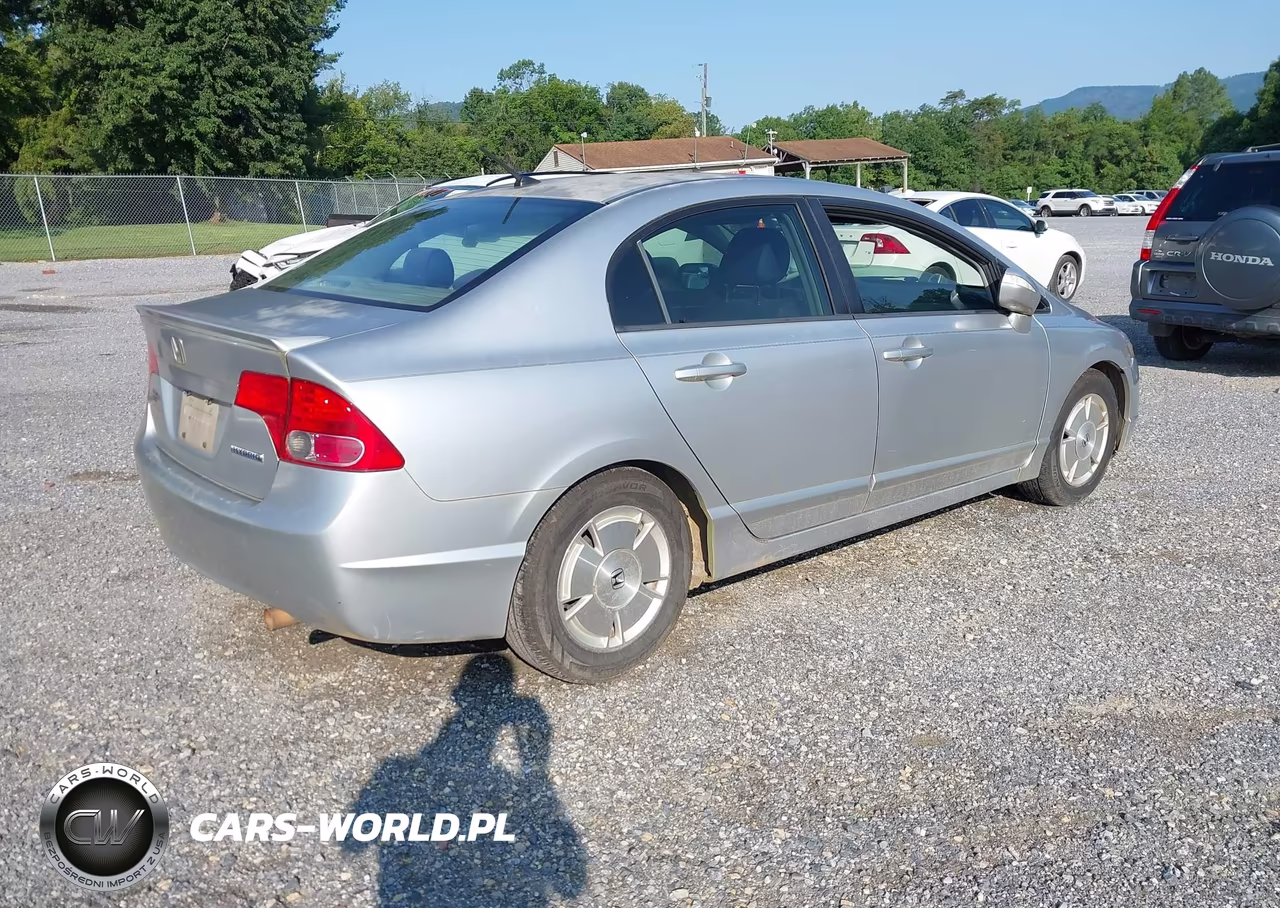 2008 Honda Civic Hybrid VIN:JHMFA36278S027387 - 4
