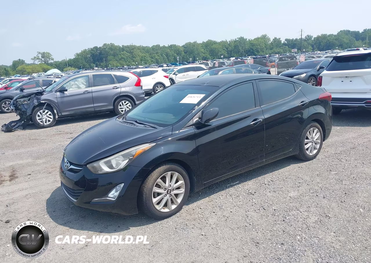 2015 Hyundai Elantra Se VIN:KMHDH4AE5FU383961 - 2