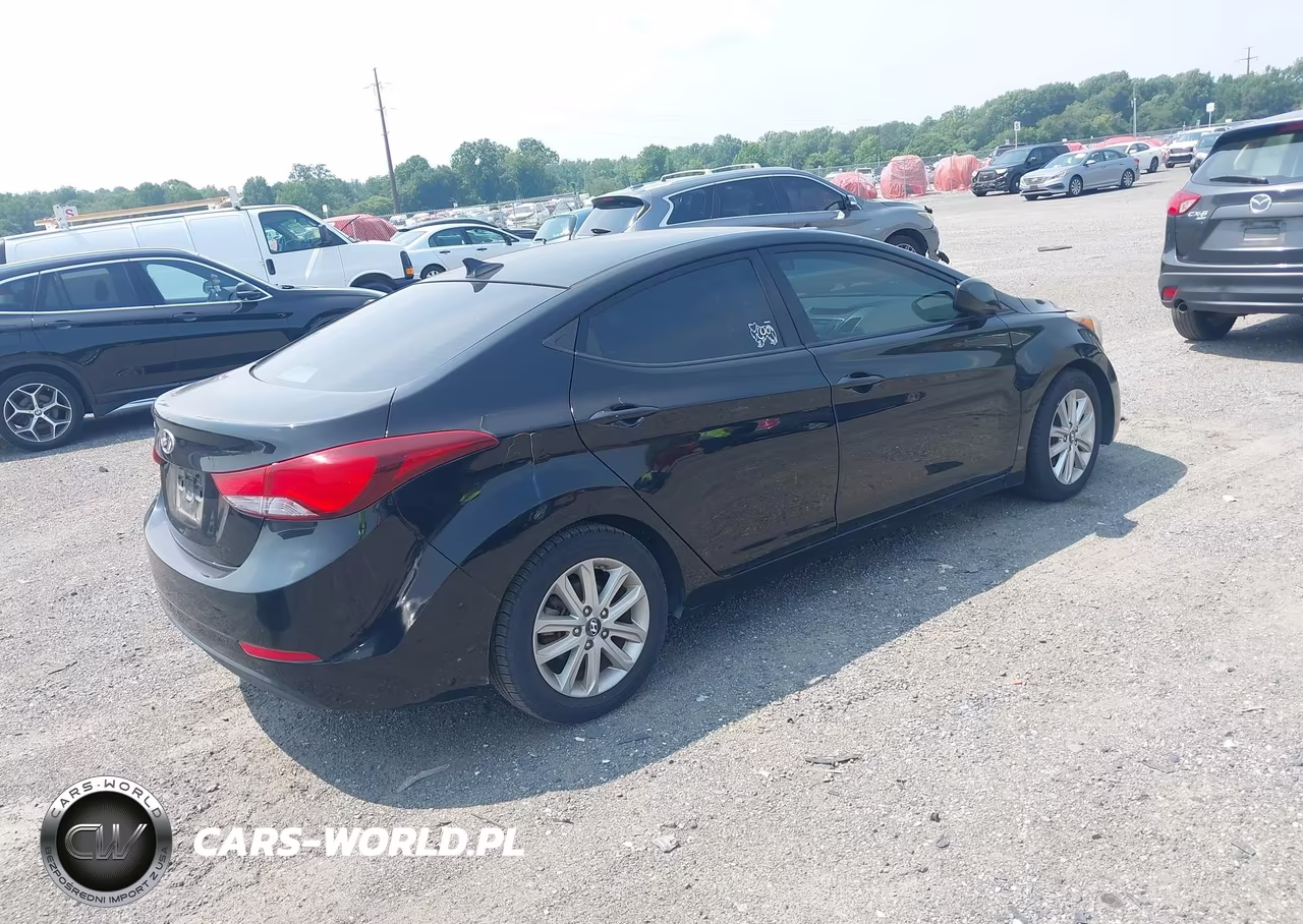 2015 Hyundai Elantra Se VIN:KMHDH4AE5FU383961 - 4