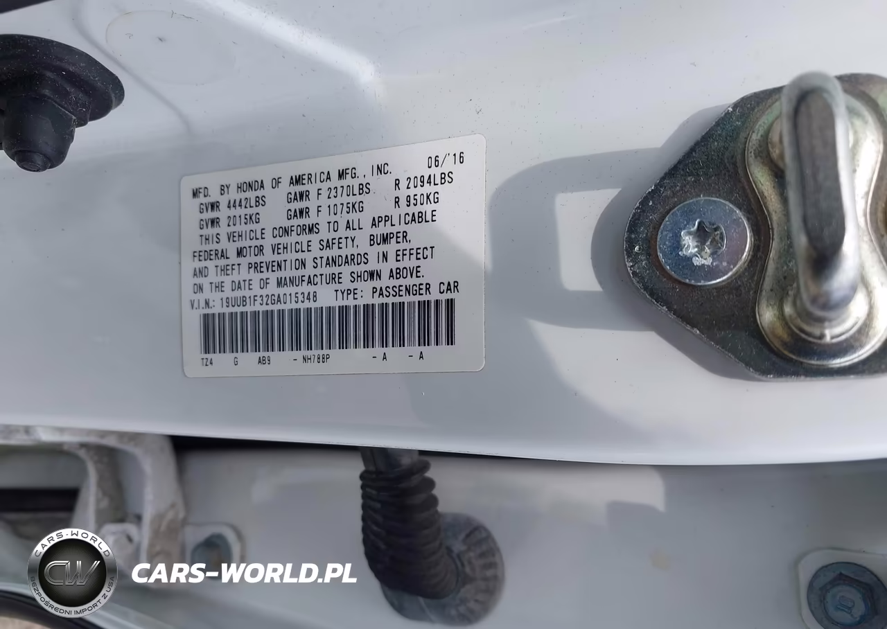 2016 Acura Tlx VIN:19UUB1F32GA015348 - 9
