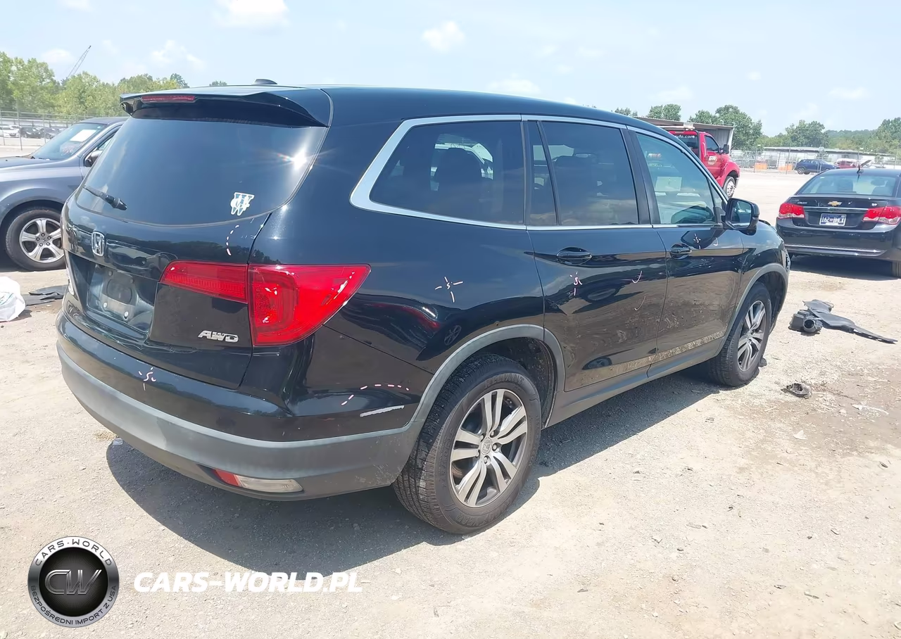 2017 Honda Pilot Ex-L VIN:5FNYF6H53HB099298 - 4