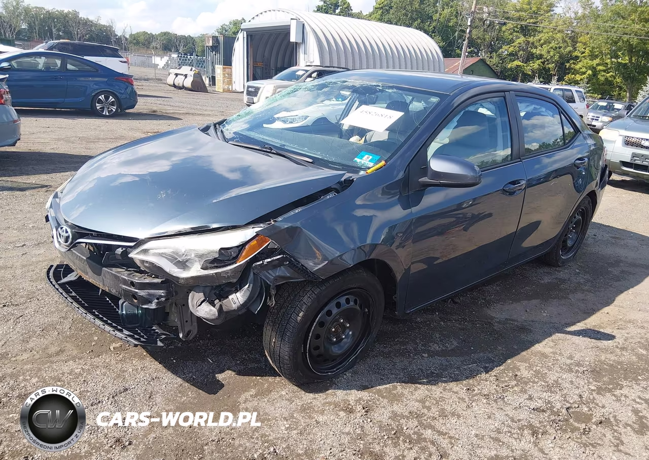 2016 Toyota Corolla Le VIN:5YFBURHE7GP399216 - 2