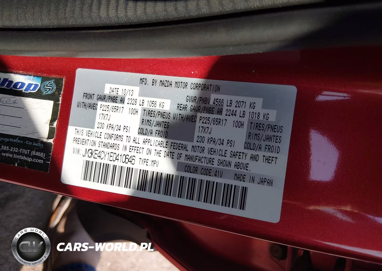 2014 Mazda Cx-5 Touring VIN:JM3KE4CY1E0410646 - 9