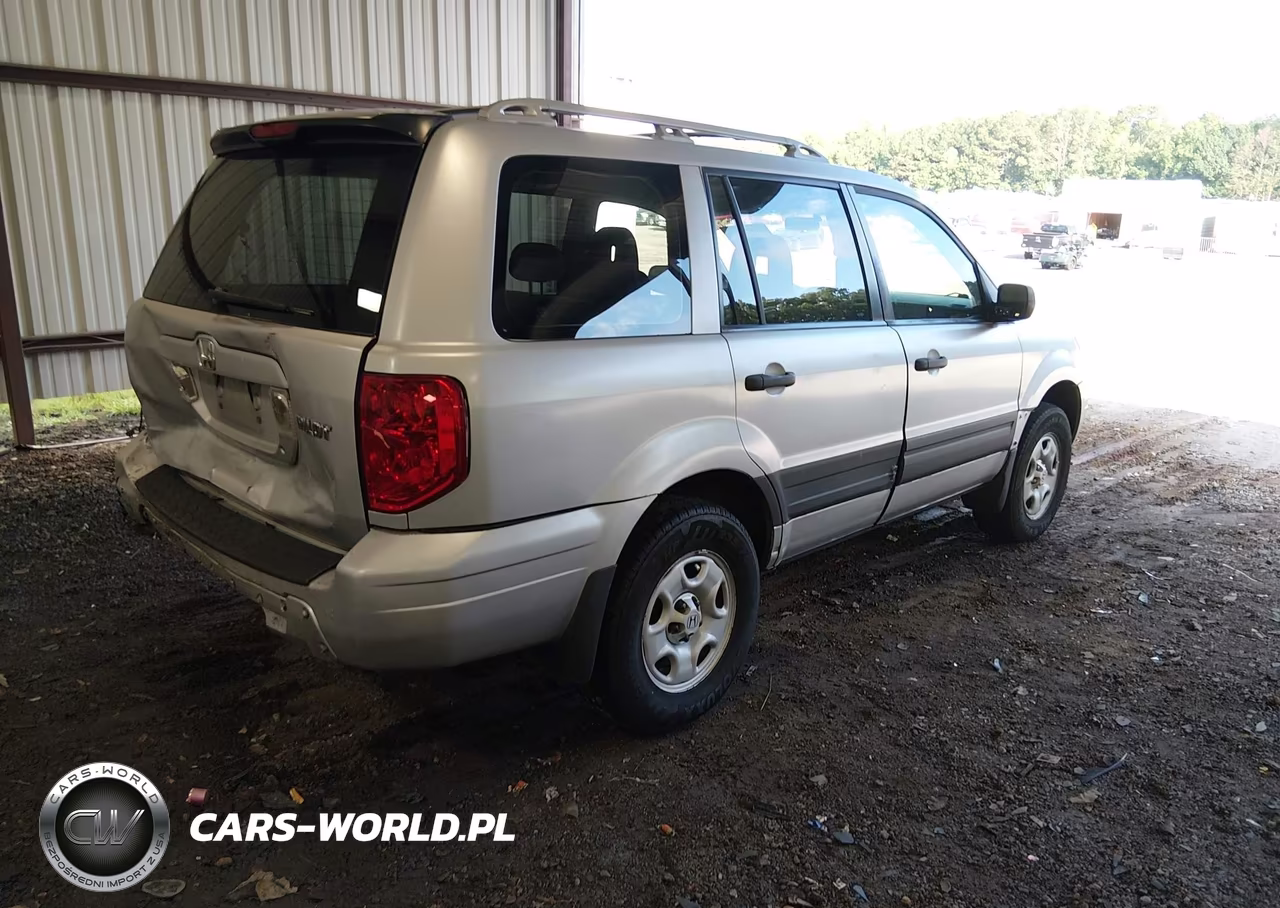 2004 Honda Pilot Lx VIN:2HKYF18184H520783 - 4