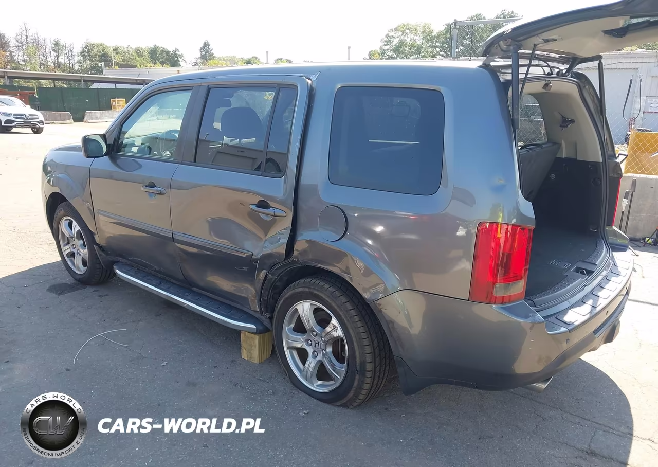 2013 Honda Pilot Ex-L VIN:5FNYF4H61DB050866 - 3