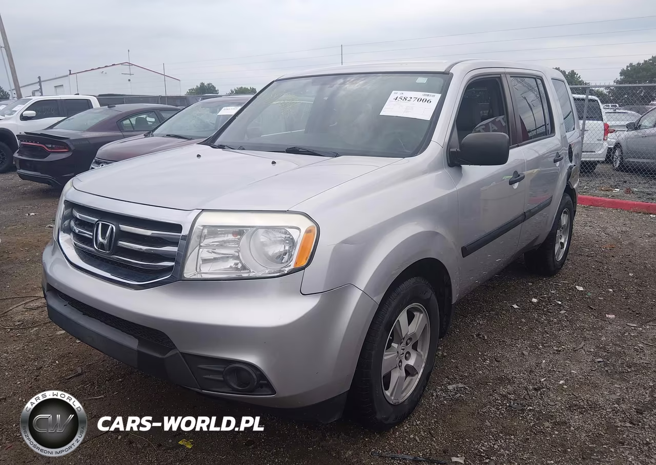 2015 Honda Pilot Lx VIN:5FNYF4H20FB028955 - 2