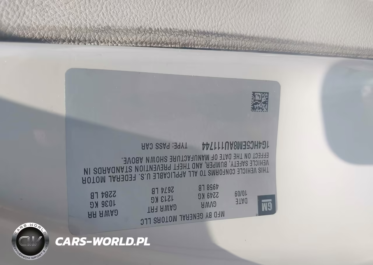 2010 Buick Lucerne Cxl VIN:1G4HC5EM8AU111744 - 9