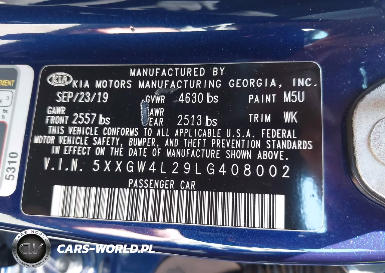 2020 Kia Optima Sx Turbo VIN:5XXGW4L29LG408002 - 9