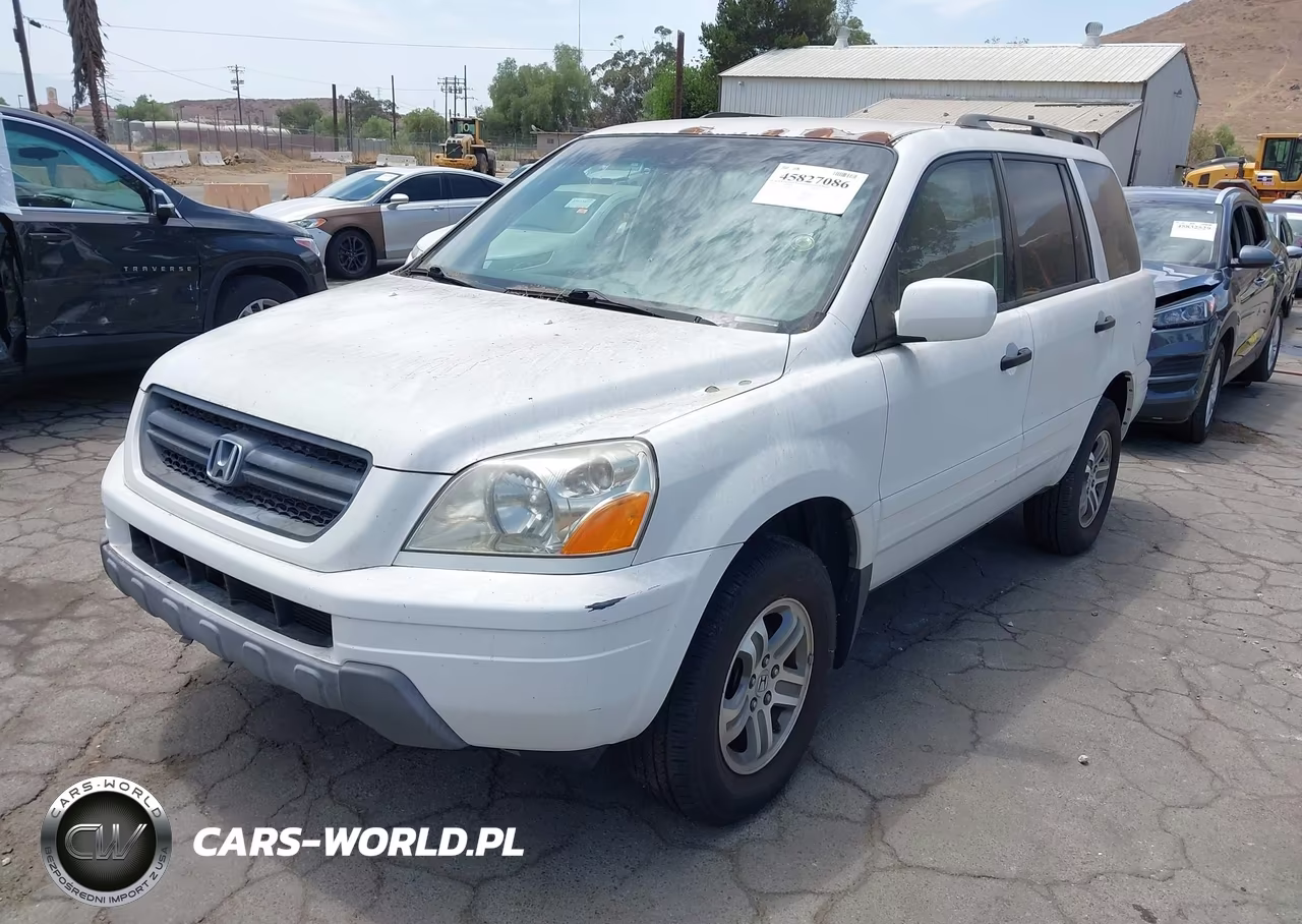 2004 Honda Pilot Ex-L VIN:2HKYF18574H589886 - 2