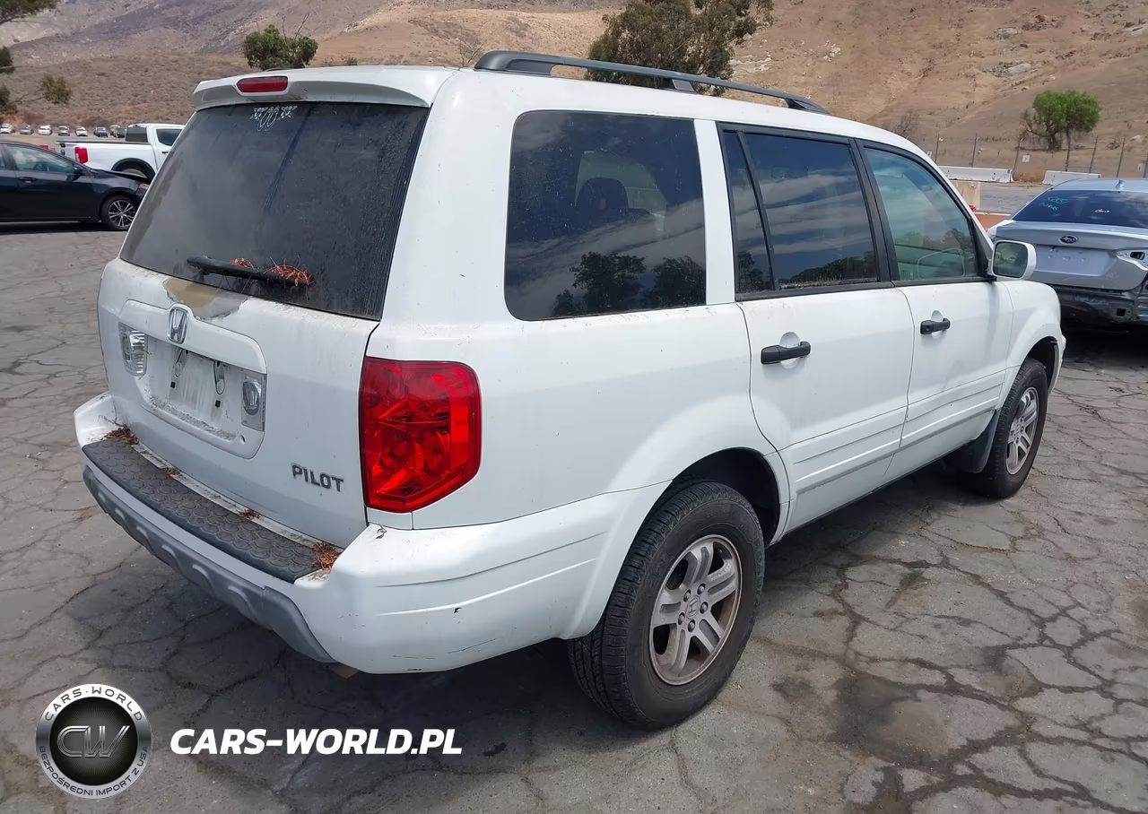 2004 Honda Pilot Ex-L VIN:2HKYF18574H589886 - 4