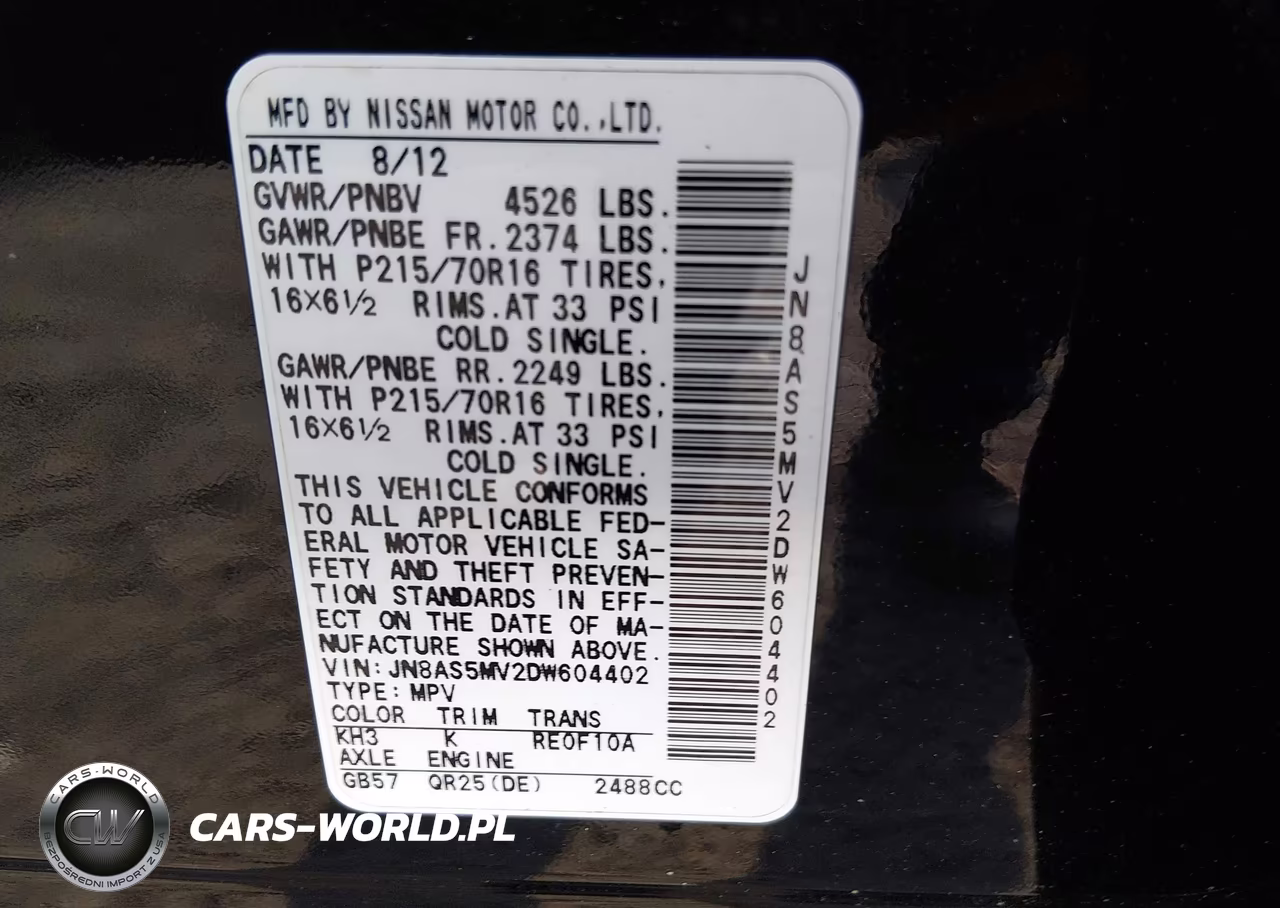2013 Nissan Rogue S VIN:JN8AS5MV2DW604402 - 9