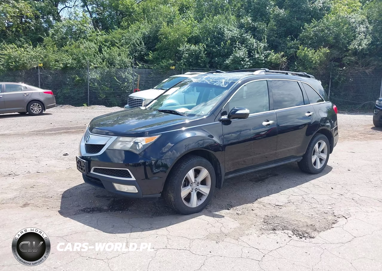 2010 Acura Mdx VIN:2HNYD2H2XAH522893 - 2