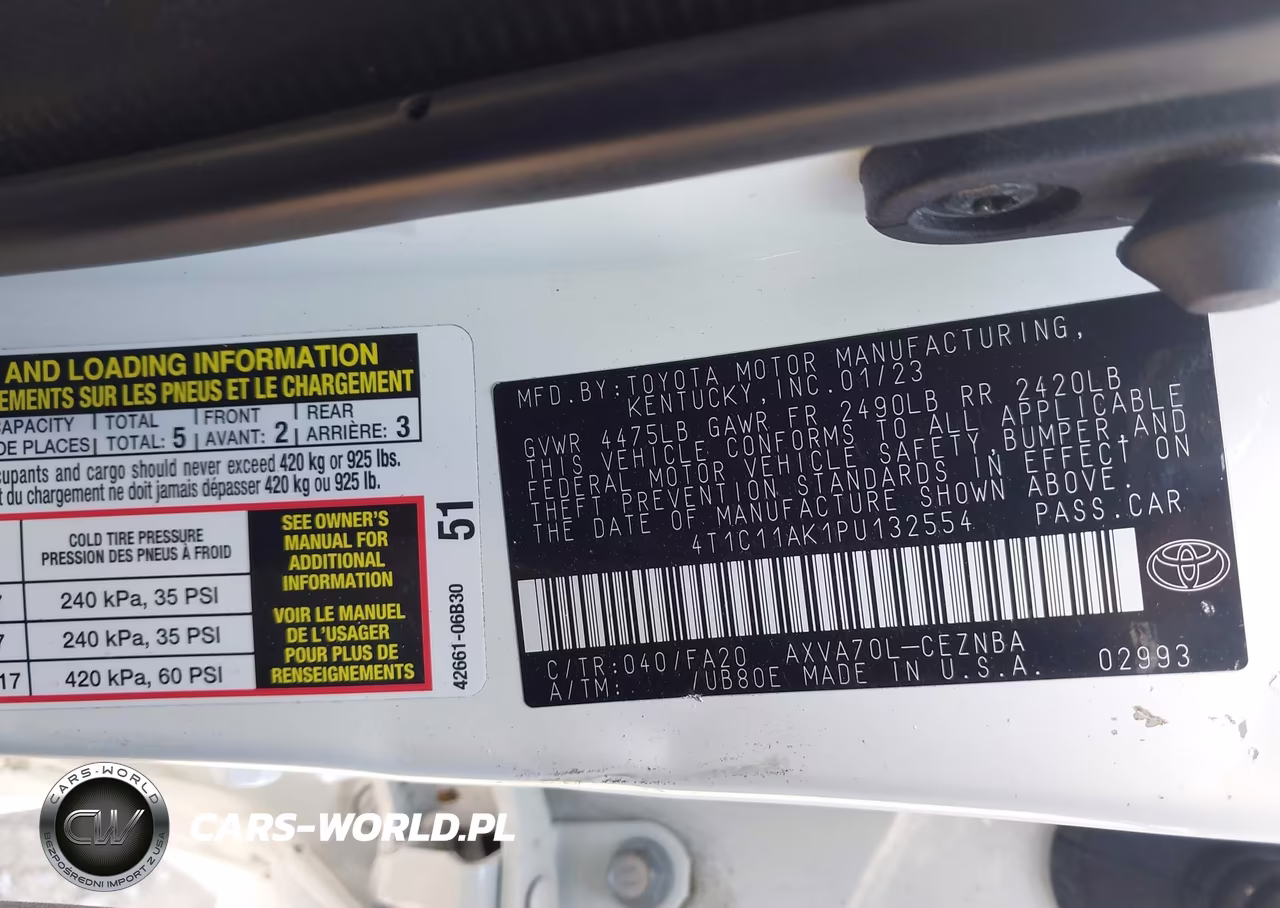 2023 Toyota Camry Le VIN:4T1C11AK1PU132554 - 9