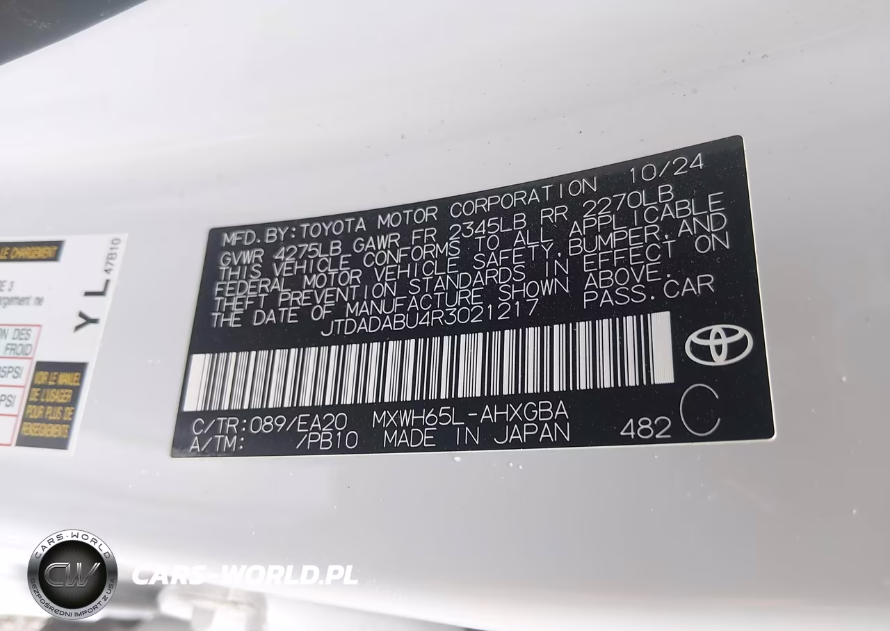 2024 Toyota Prius Le-Xle-Limited VIN:JTDADABU4R3021217 - 9