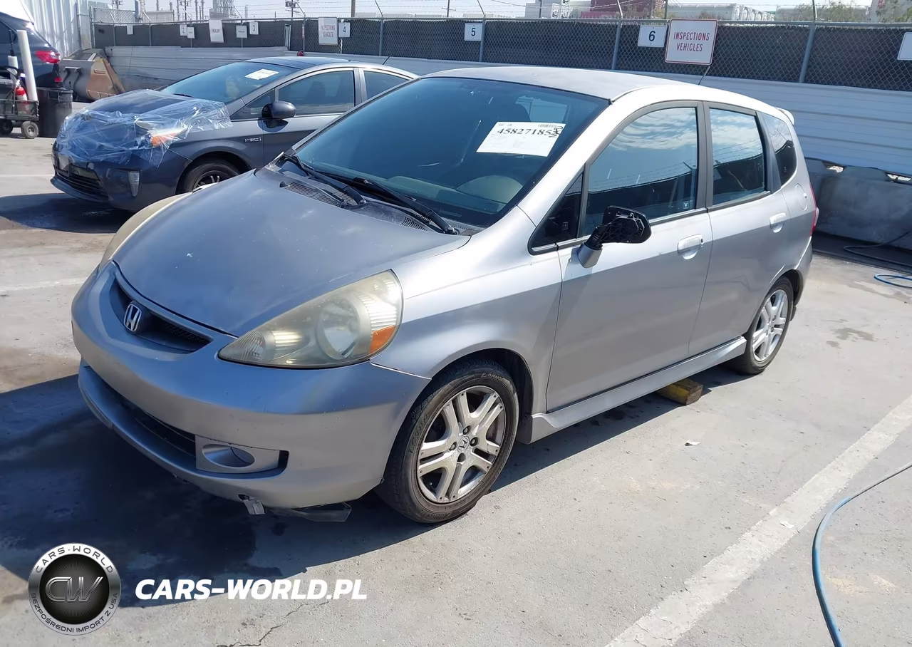 2007 Honda Fit Sport VIN:JHMGD38647S013649 - 2