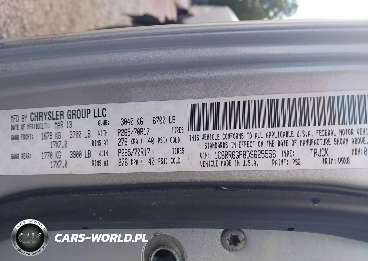 2013 Ram 1500 Slt VIN:1C6RR6GP8DS625556 - 9