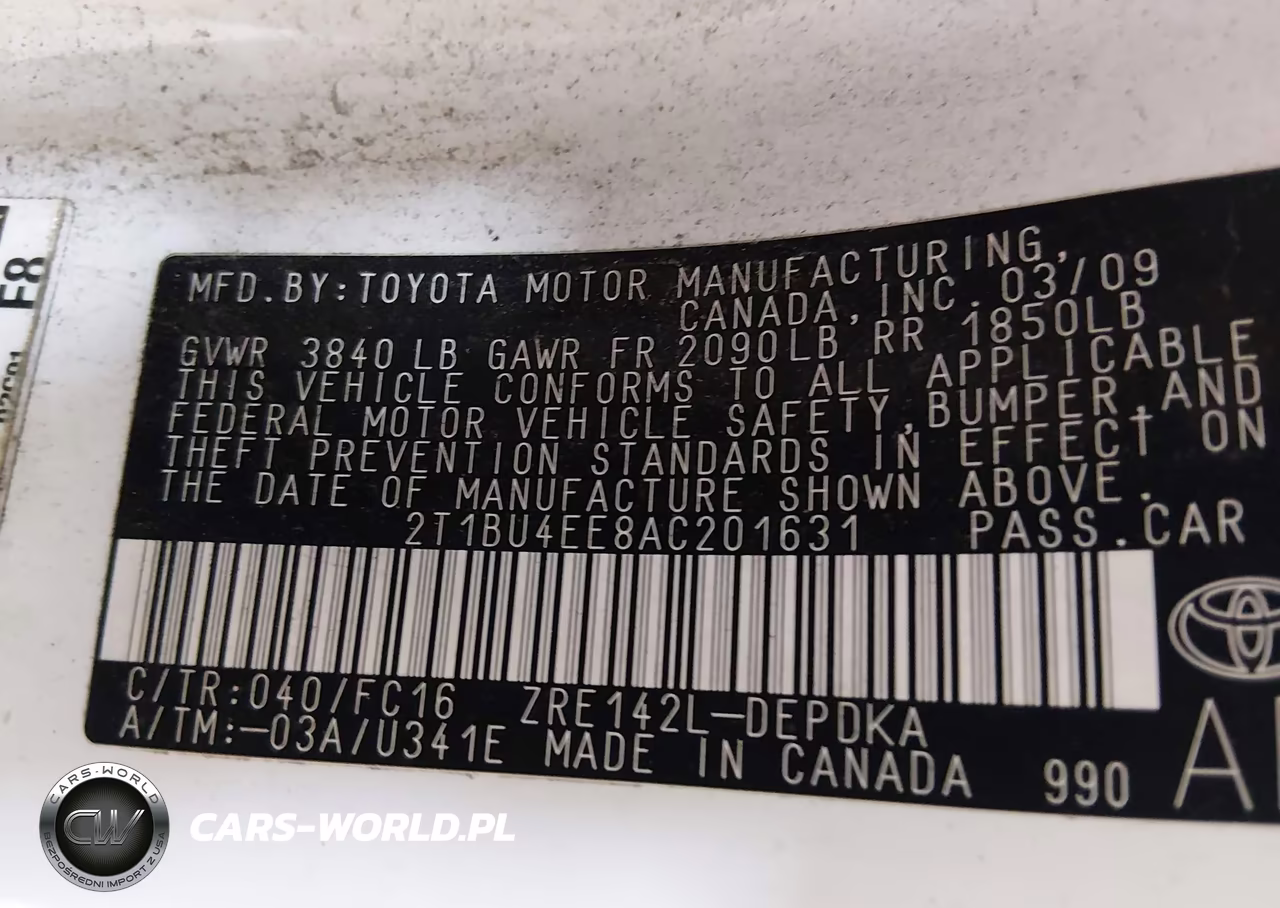 2010 Toyota Corolla Le VIN:2T1BU4EE8AC201631 - 9