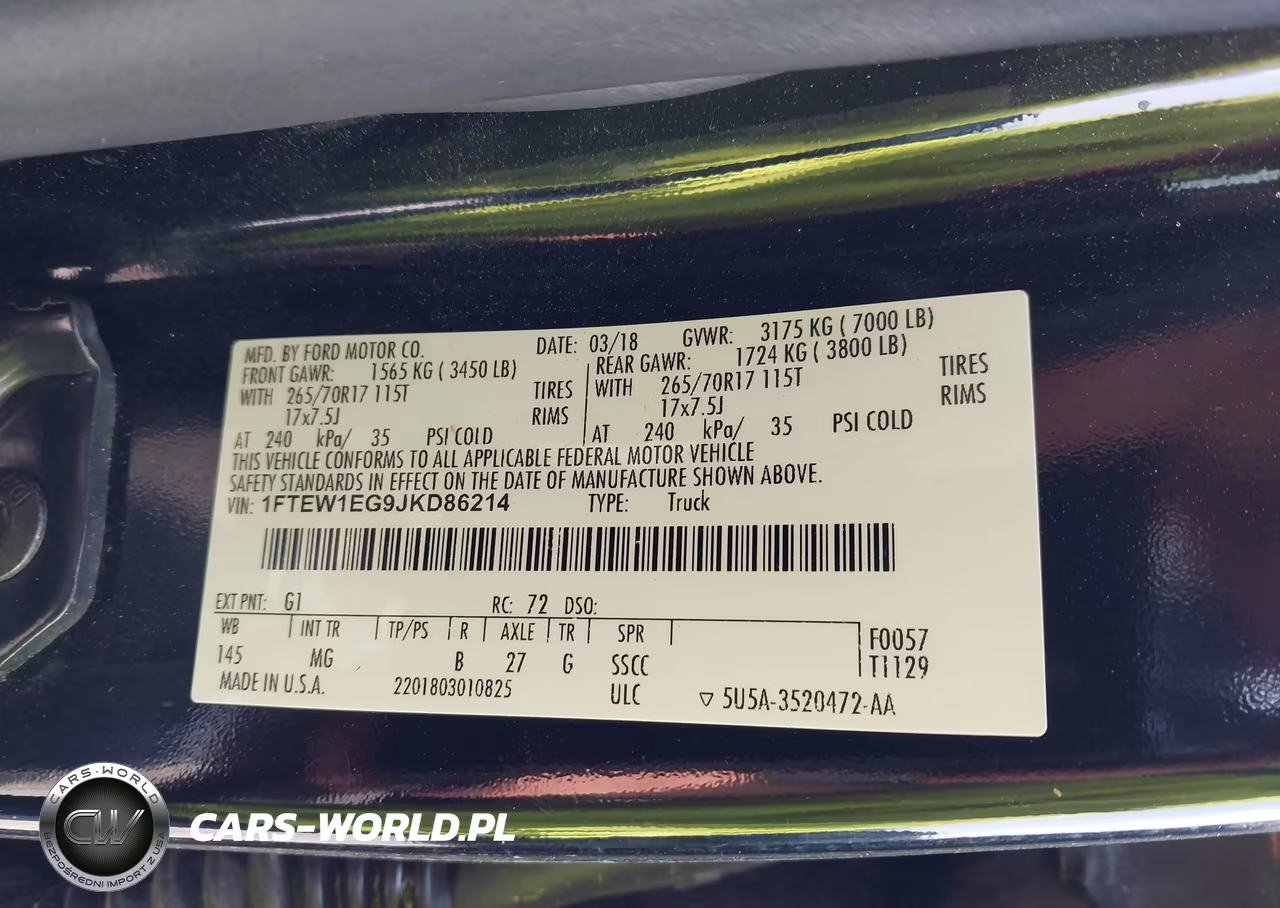 2018 Ford F-150 Xlt VIN:1FTEW1EG9JKD86214 - 9
