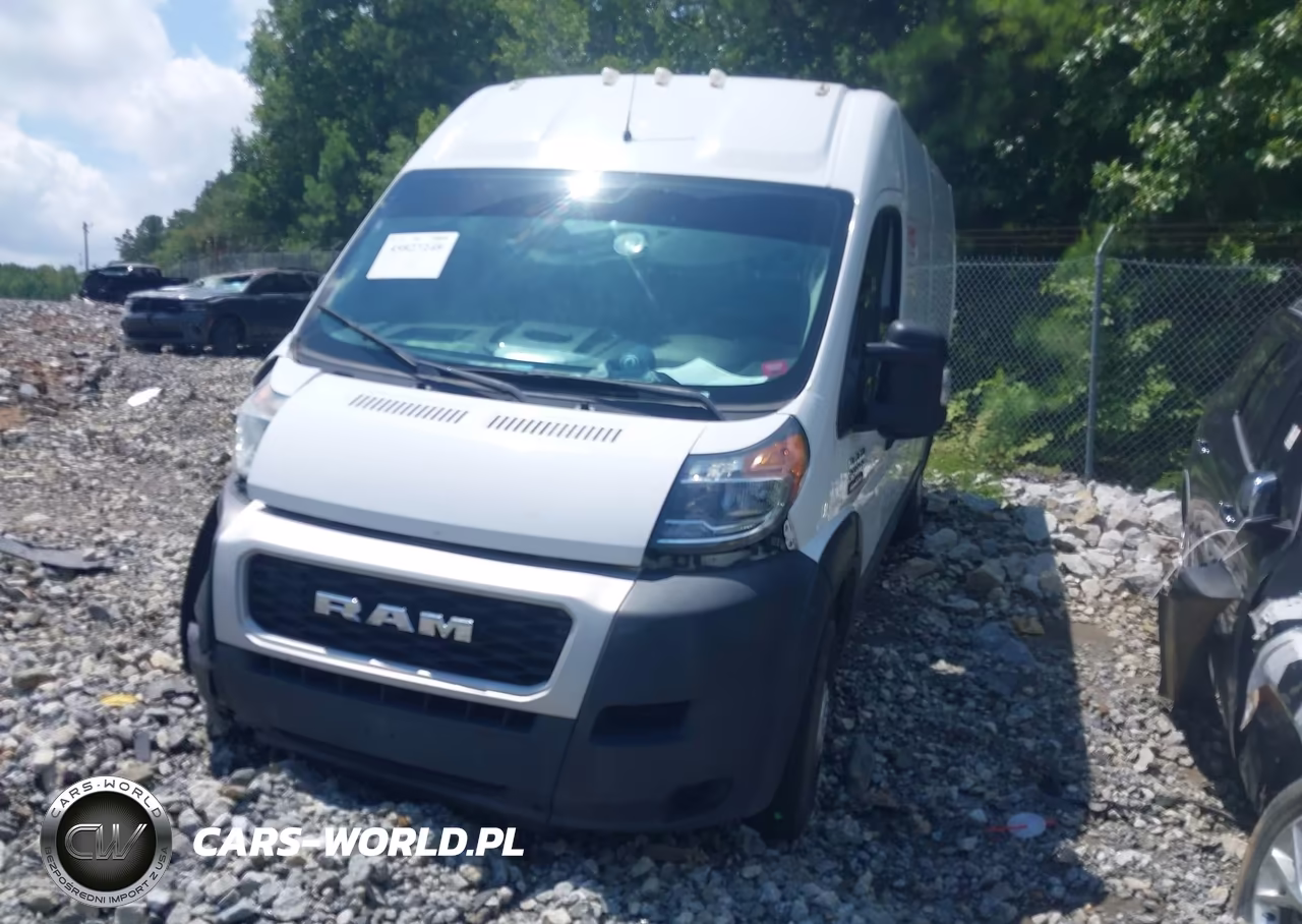2020 Ram Promaster 3500 Cargo Van High Roof 159 Wb Ext VIN:3C6URVJG5LE142363 - 2