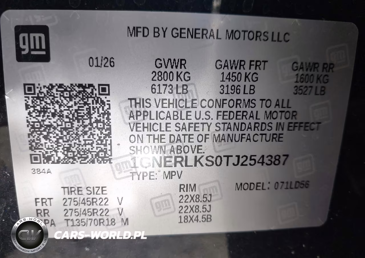 2026 Chevrolet Traverse Fwd Rs VIN:1GNERLKS0TJ254387 - 9