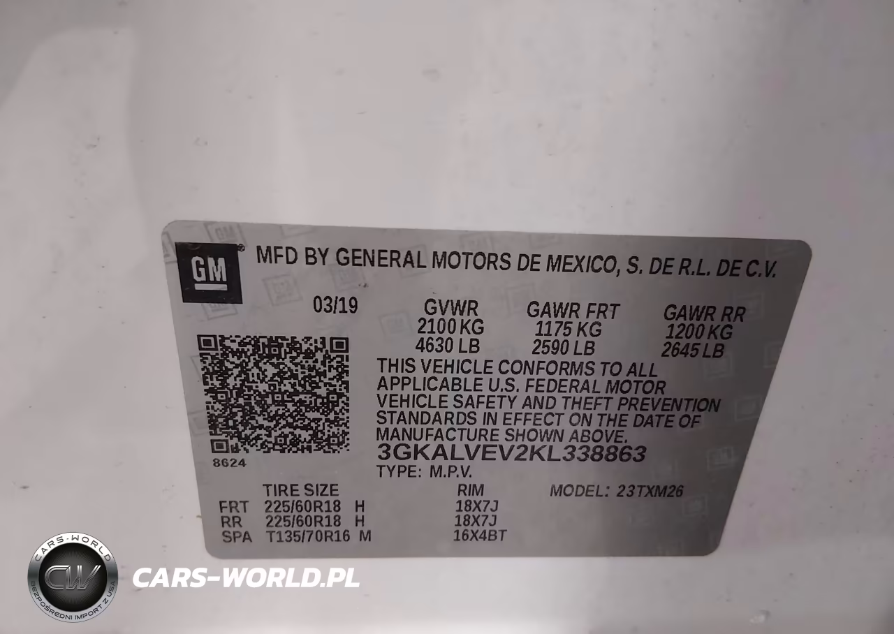 2019 GMC Terrain Slt VIN:3GKALVEV2KL338863 - 9