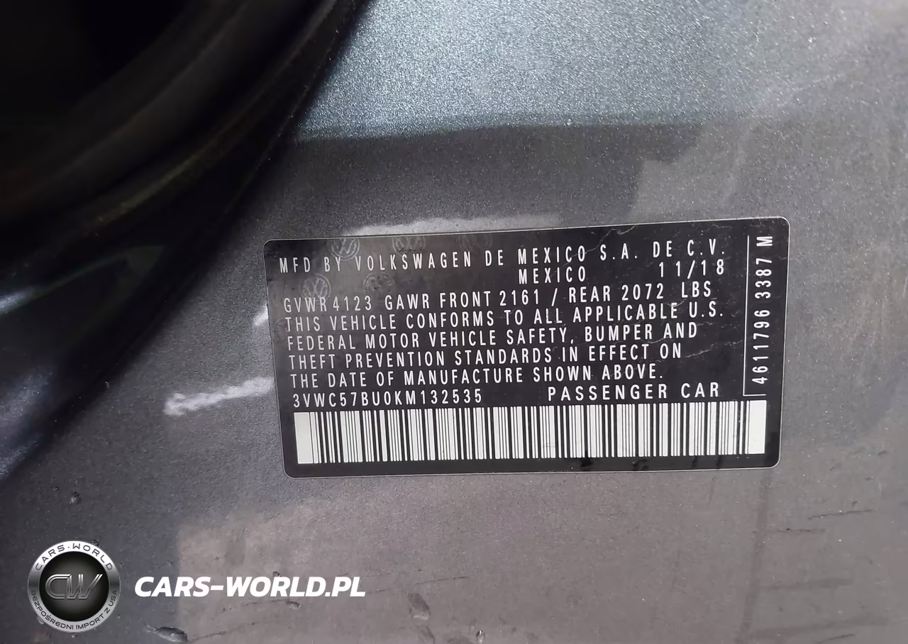 2019 Volkswagen Jetta 1.4T R-Line-1.4T S-1.4T Se VIN:3VWC57BU0KM132535 - 9