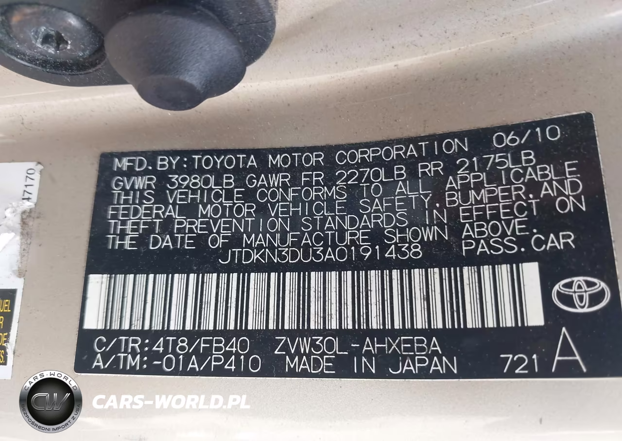 2010 Toyota Prius Ii VIN:JTDKN3DU3A0191438 - 9