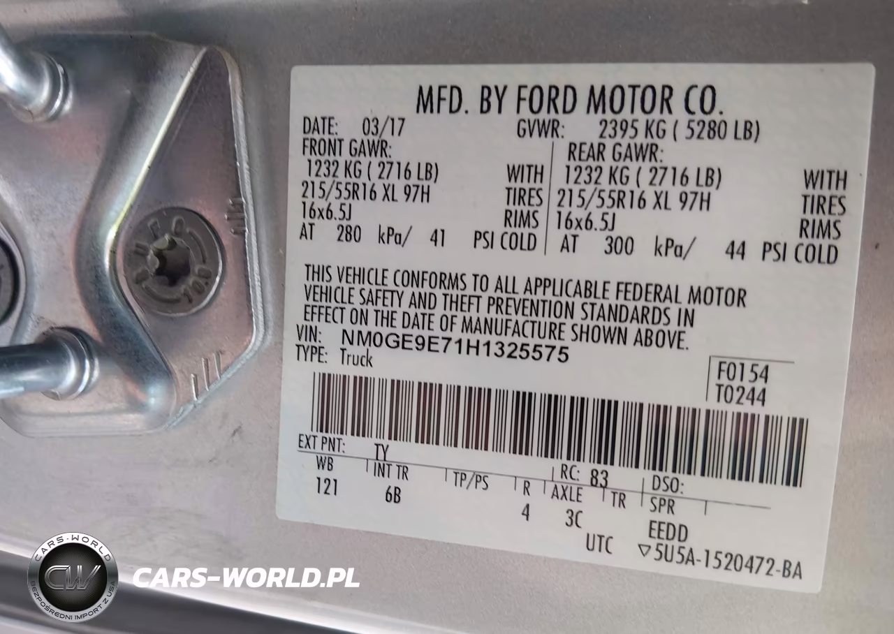 2017 Ford Transit Connect Xl VIN:NM0GE9E71H1325575 - 9