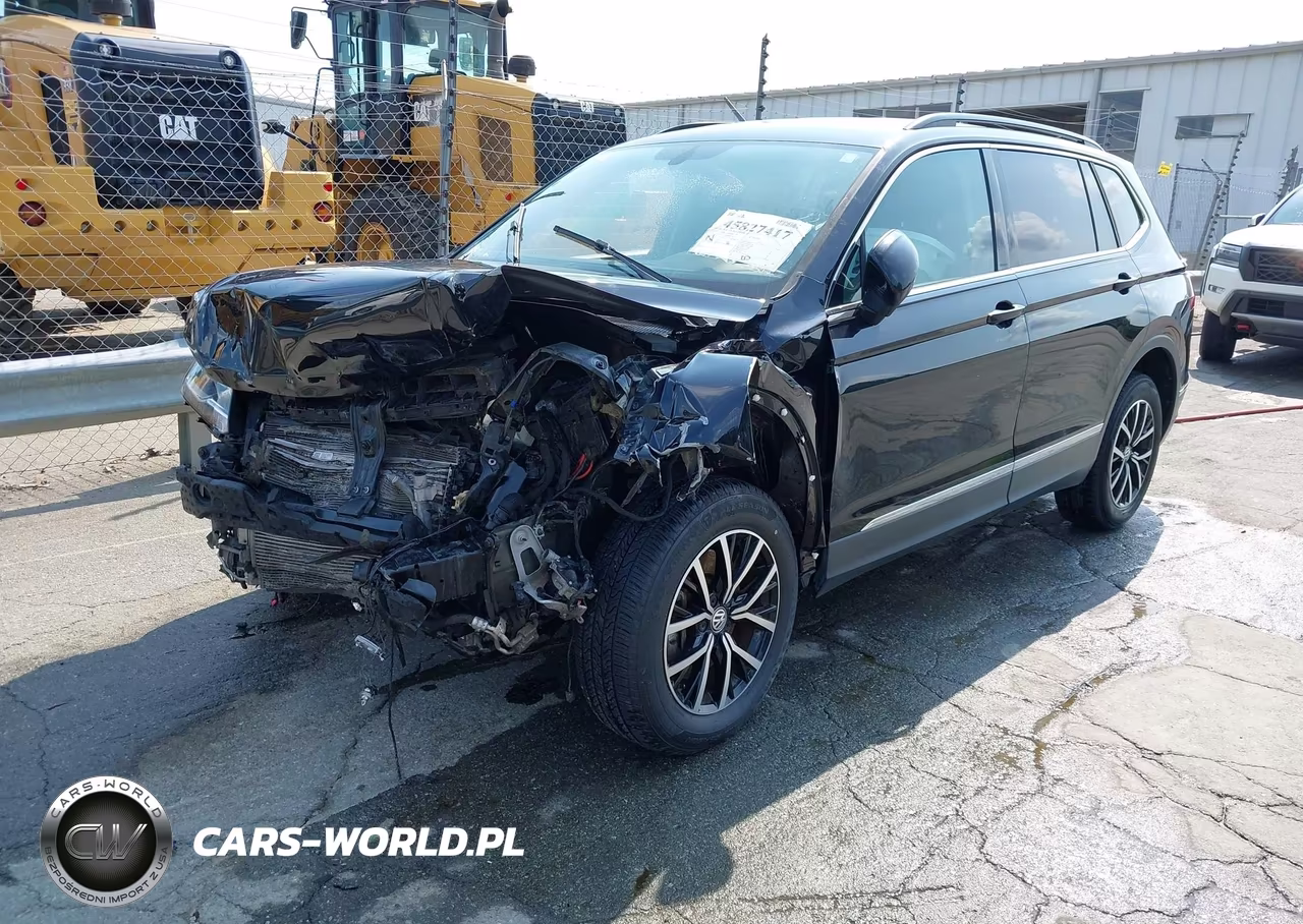 2021 Volkswagen Tiguan 2.0T Se-2.0T Se R-Line Black-2.0T Sel VIN:3VV3B7AX0MM087754 - 2