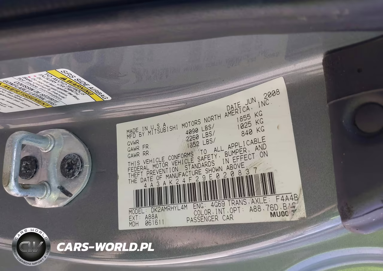 2009 Mitsubishi Eclipse Gs VIN:4A3AK24F29E020837 - 9