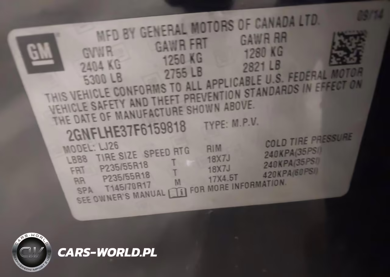 2015 Chevrolet Equinox Ltz VIN:2GNFLHE37F6159818 - 9