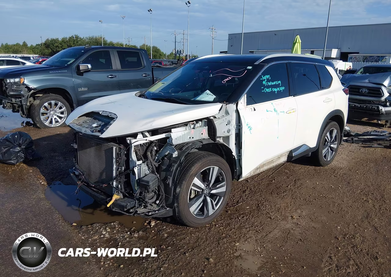2021 Nissan Rogue Sl Fwd VIN:JN8AT3CA1MW025739 - 2