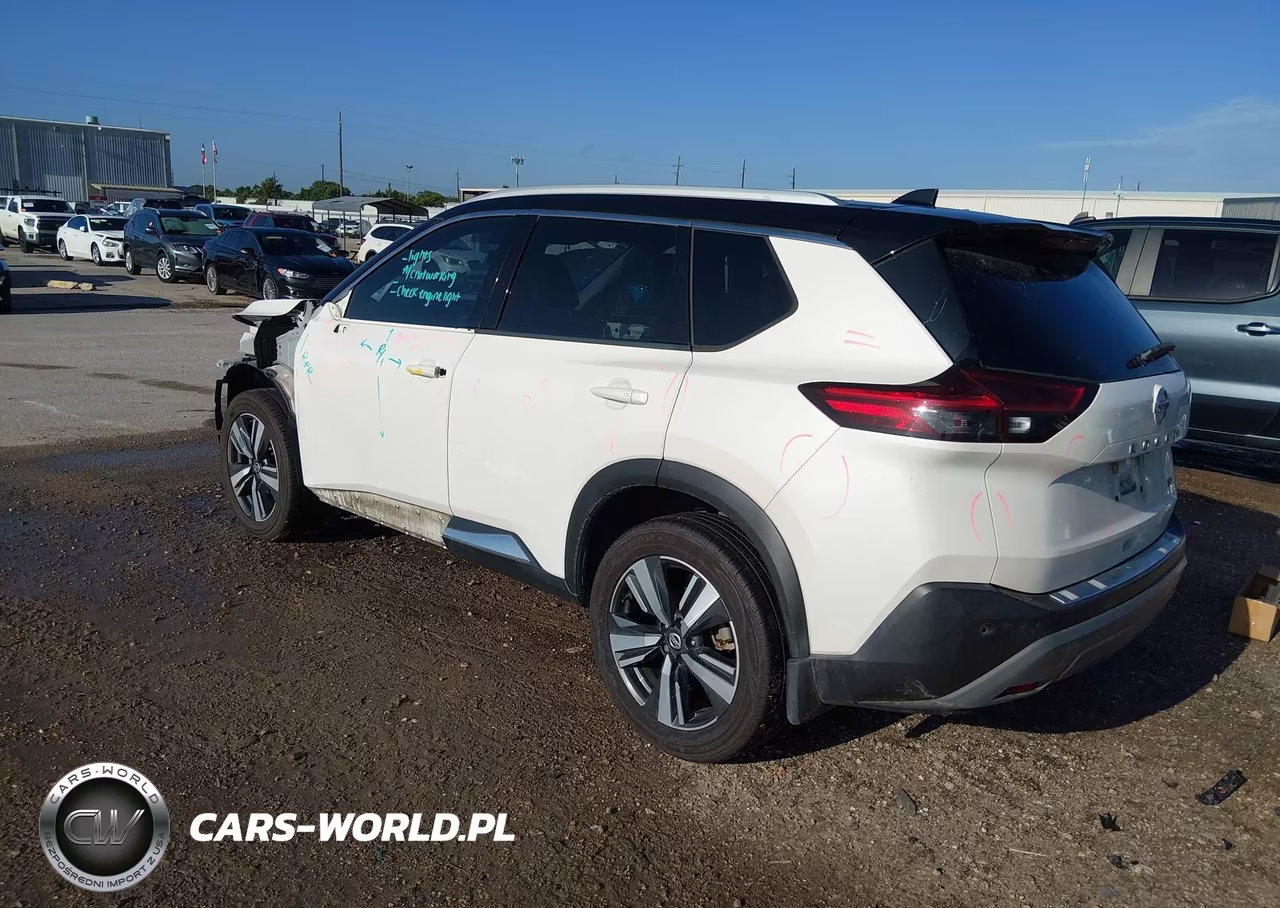 2021 Nissan Rogue Sl Fwd VIN:JN8AT3CA1MW025739 - 3