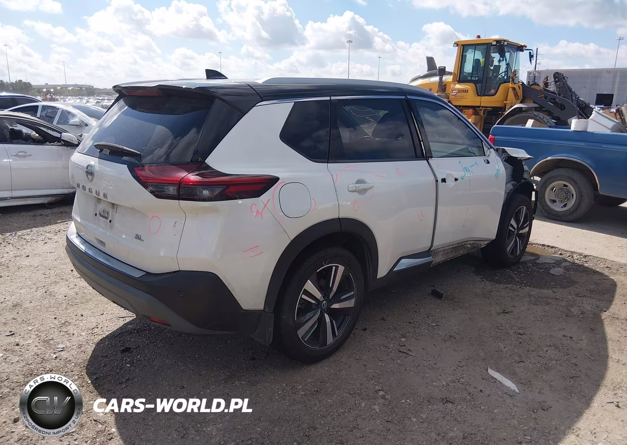 2021 Nissan Rogue Sl Fwd VIN:JN8AT3CA1MW025739 - 4