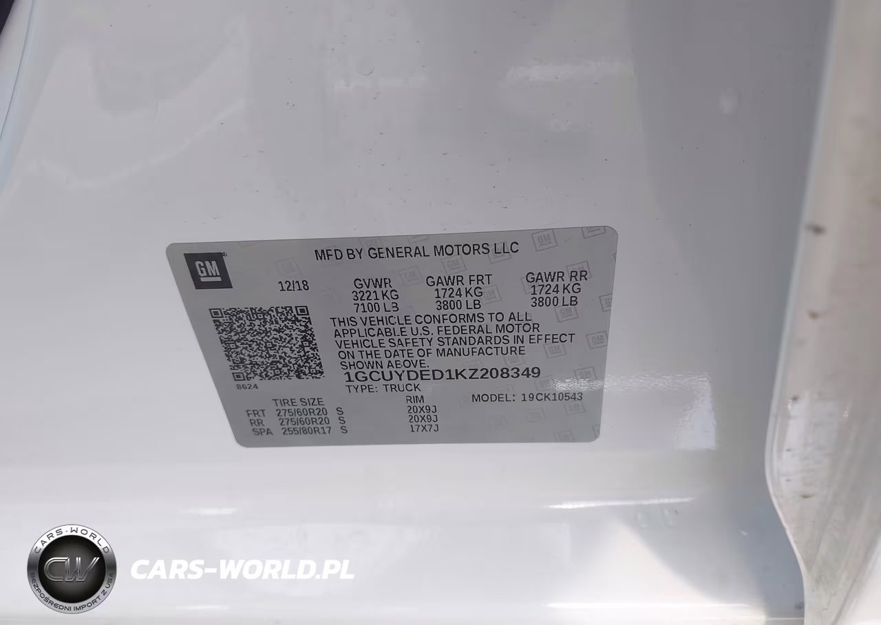 2019 Chevrolet Silverado 1500 Lt VIN:1GCUYDED1KZ208349 - 9