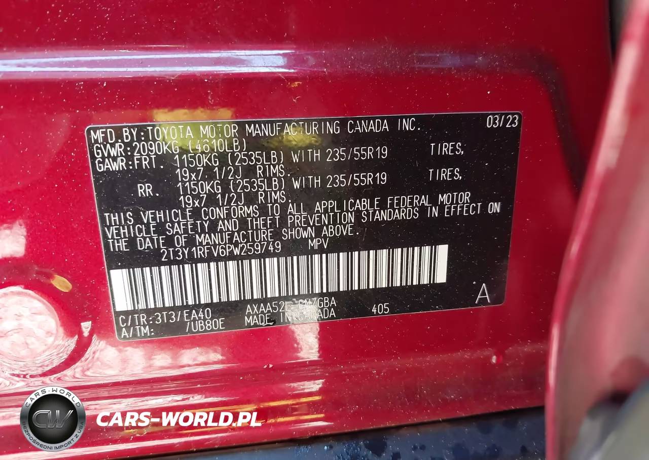2023 Toyota Rav4 Limited VIN:2T3Y1RFV6PW259749 - 9