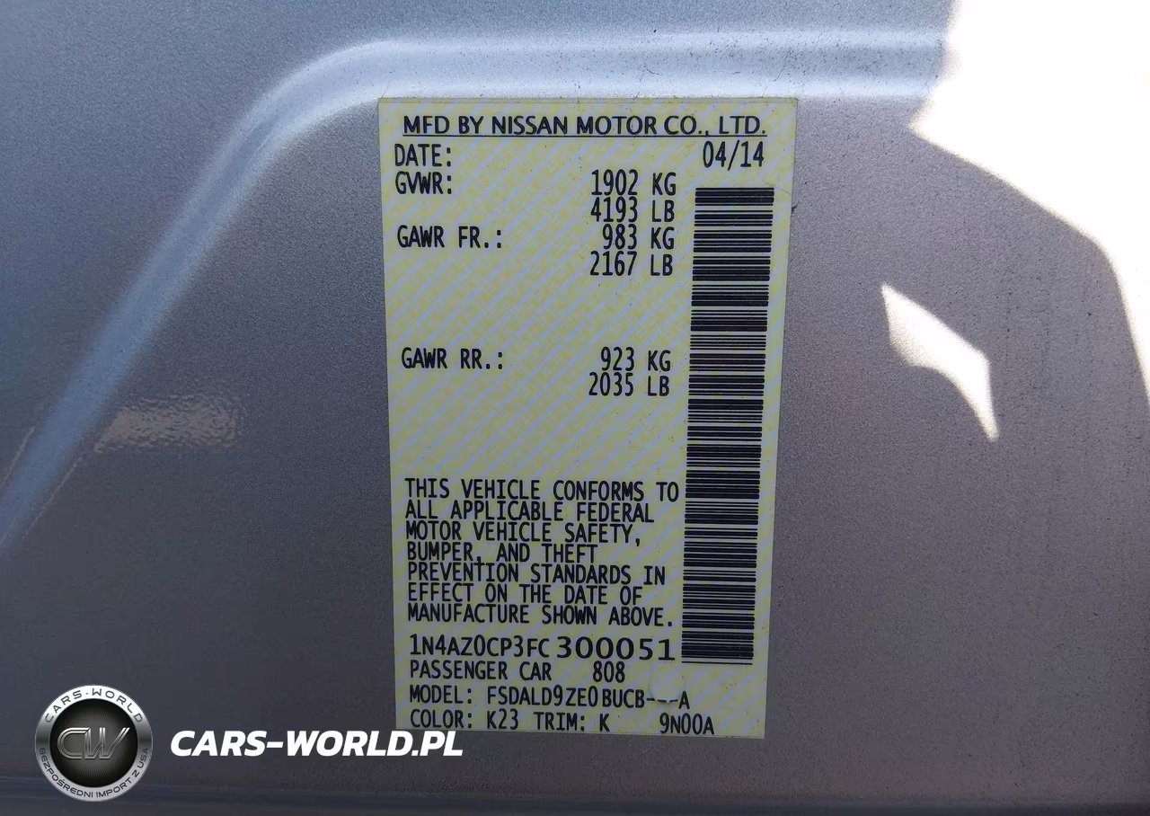 2015 Nissan Leaf Sv VIN:1N4AZ0CP3FC300051 - 9