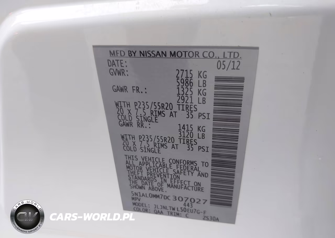 2013 Infiniti Jx35 VIN:5N1AL0MM7DC307027 - 9