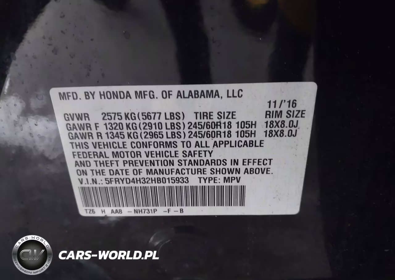 2017 Acura Mdx VIN:5FRYD4H32HB015933 - 9