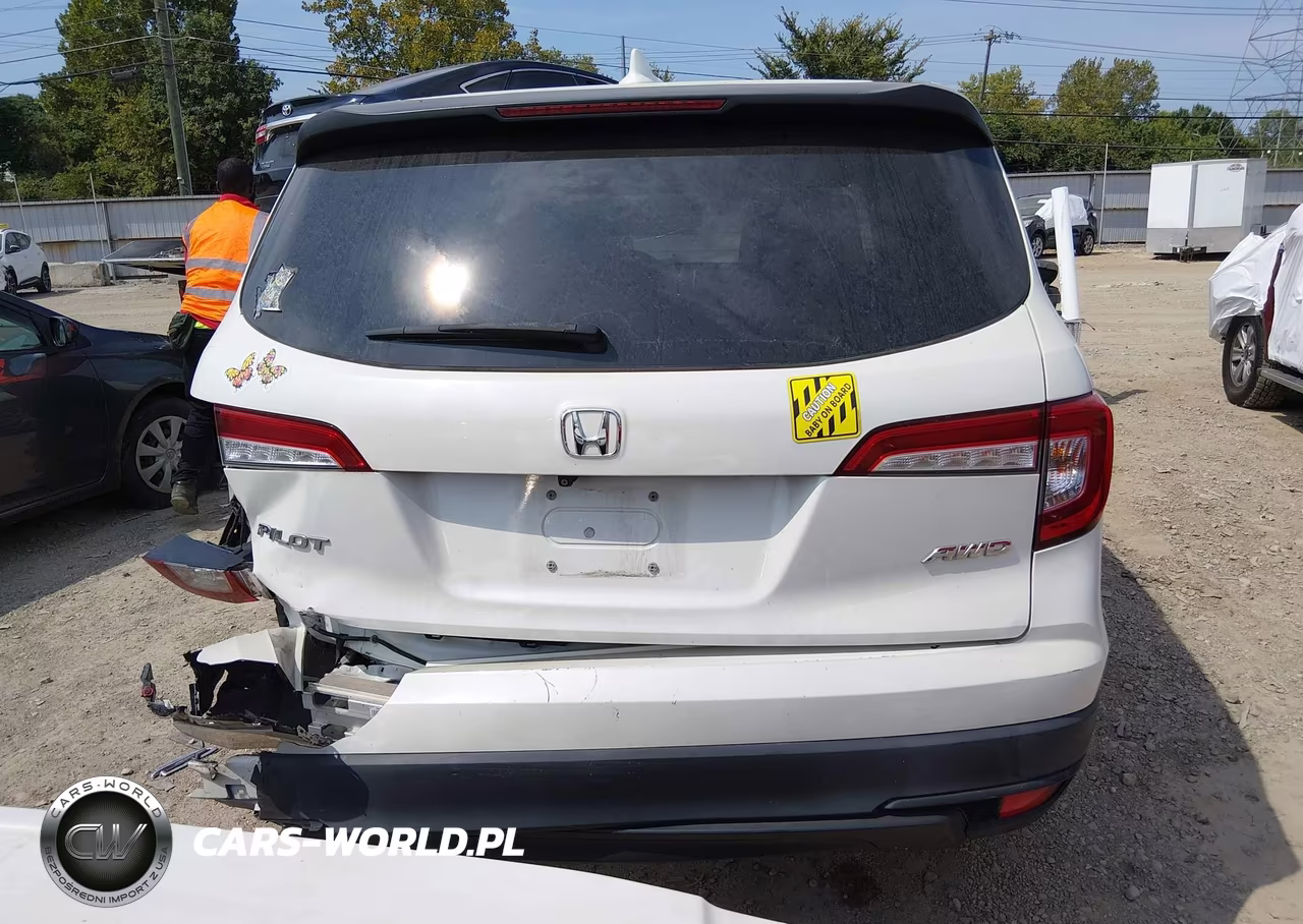 2019 Honda Pilot Lx VIN:5FNYF6H15KB066940 - 16
