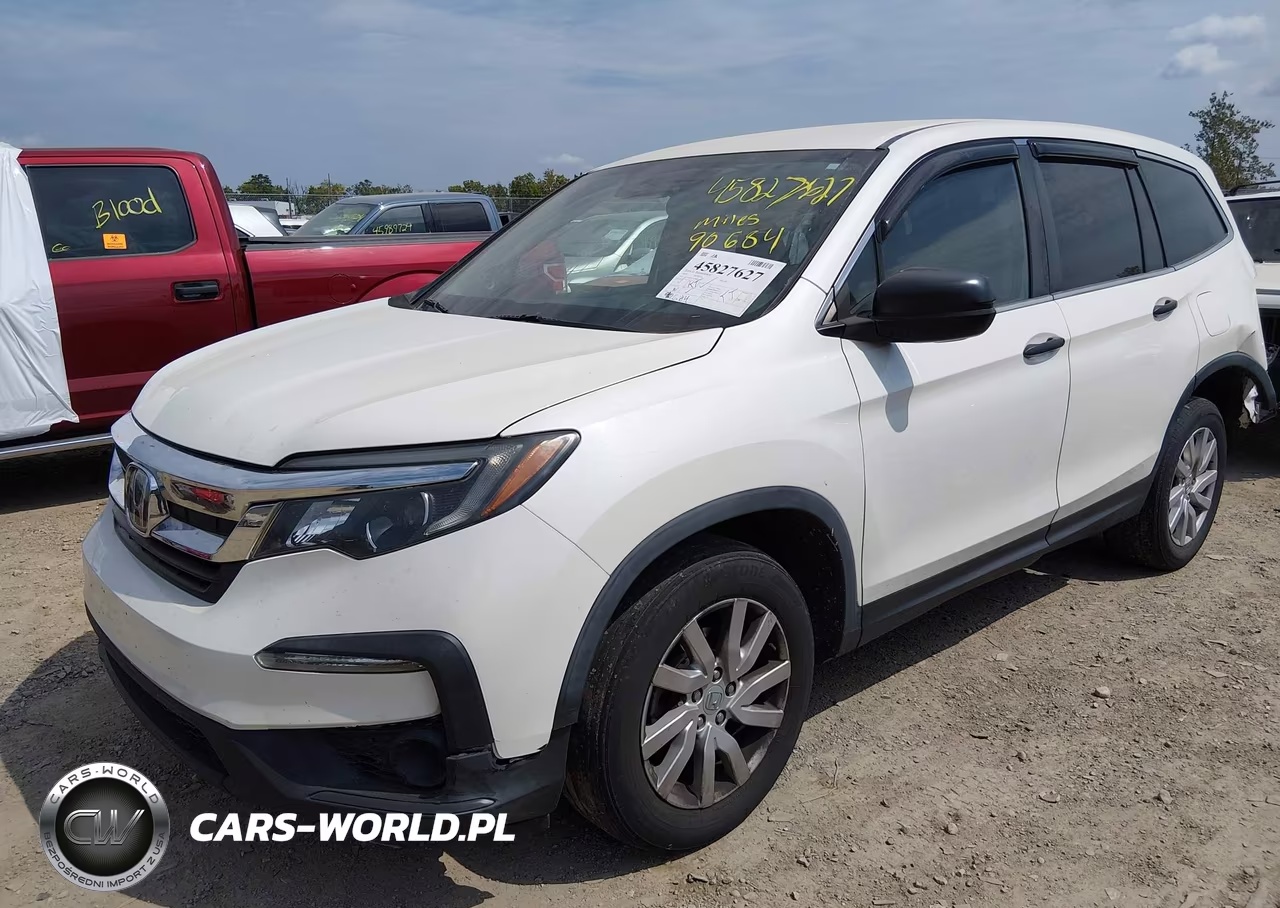 2019 Honda Pilot Lx VIN:5FNYF6H15KB066940 - 2