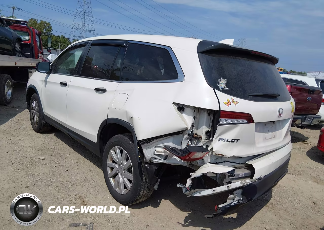 2019 Honda Pilot Lx VIN:5FNYF6H15KB066940 - 3