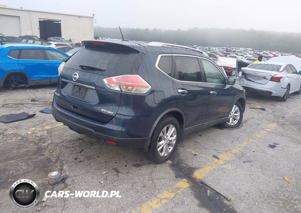 2016 Nissan Rogue Sv VIN:KNMAT2MV7GP718773 - 4