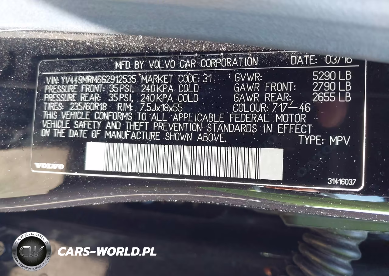 2016 Volvo Xc60 T6 Drive-E Platinum VIN:YV449MRM6G2912535 - 9