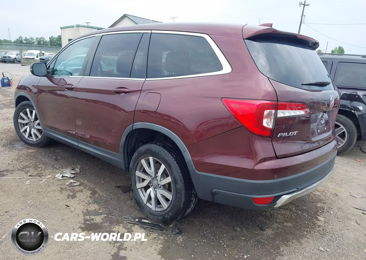 2020 Honda Pilot Awd Ex-L VIN:5FNYF6H55LB054534 - 3