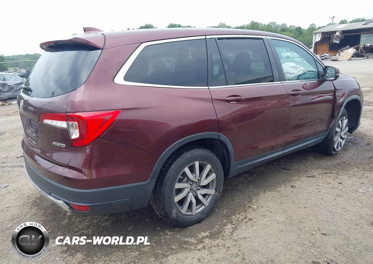 2020 Honda Pilot Awd Ex-L VIN:5FNYF6H55LB054534 - 4